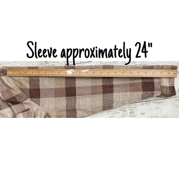 Maurices Women’s Brown Plaid Light Fleece Shirt (Size XXL) - Picture 10 of 10